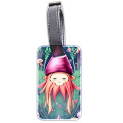 Toadstool Necromancy Mojo Luggage Tag (two Sides) by GardenOfOphir