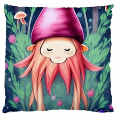 Toadstool Necromancy Mojo Large Cushion Case (two Sides) by GardenOfOphir