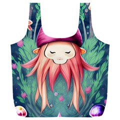 Toadstool Necromancy Mojo Full Print Recycle Bag (xxl) by GardenOfOphir