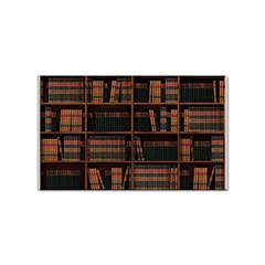 Books Bookshelf Bookcase Library Sticker Rectangular (10 Pack) by Ravend