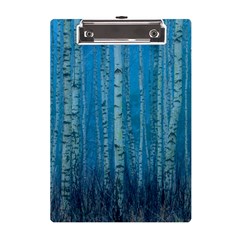 Forest Birch Nature Autumn Masuria A5 Acrylic Clipboard by Ravend