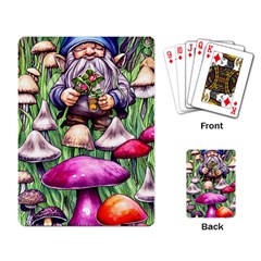 Sacred Mushroom Wizard Glamour Playing Cards Single Design (rectangle) by GardenOfOphir