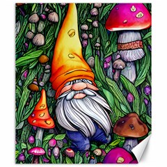 Magic Mushroom Charm Toadstool Glamour Canvas 20  X 24  by GardenOfOphir