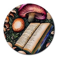 Conjure Mushroom Charm Spell Mojo Round Mousepad