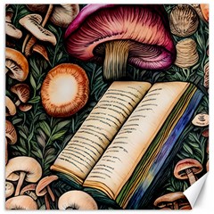 Conjure Mushroom Charm Spell Mojo Canvas 16  X 16  by GardenOfOphir