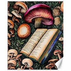 Conjure Mushroom Charm Spell Mojo Canvas 11  x 14 