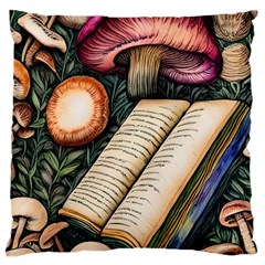 Conjure Mushroom Charm Spell Mojo Large Cushion Case (One Side)