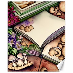 Enchantress Mushroom Charm Gill Wizard Canvas 16  X 20  by GardenOfOphir