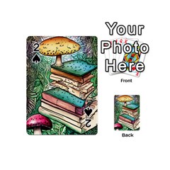 Sacred Mushroom Spell Charm Playing Cards 54 Designs (mini) by GardenOfOphir