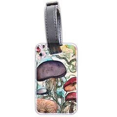 Shroom Magic Mushroom Charm Luggage Tag (two Sides) by GardenOfOphir