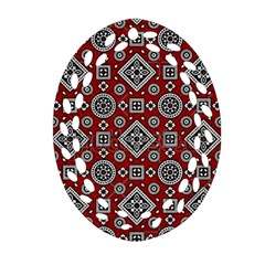 Flat,750x,075,f-pad,750x1000,f8f8f8 Oval Filigree Ornament (two Sides) by 6918