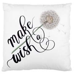 Make A Wish Standard Premium Plush Fleece Cushion Case (one Side) by digitalparadise