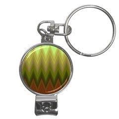 Zig Zag Chevron Classic Pattern Nail Clippers Key Chain by Celenk
