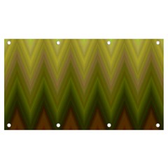 Zig Zag Chevron Classic Pattern Banner And Sign 7  X 4  by Celenk
