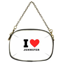 I Love Jennifer  Chain Purse (one Side) by ilovewhateva