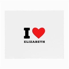 I love Elizabeth  Small Glasses Cloth (2 Sides)