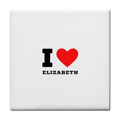 I love Elizabeth  Face Towel