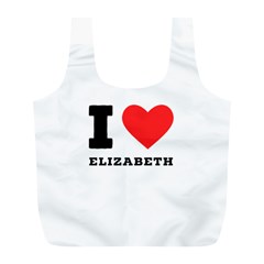 I love Elizabeth  Full Print Recycle Bag (L)