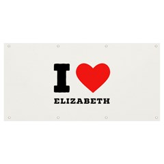 I love Elizabeth  Banner and Sign 8  x 4 