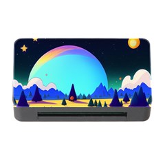 Ai Generated Trees Stars Planets Dreamlike Sun Memory Card Reader With Cf