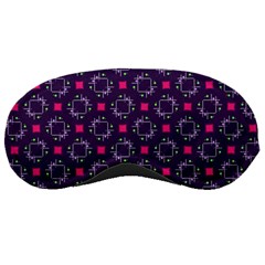 Geometric Pattern Retro Style Background Sleeping Mask