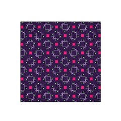 Geometric Pattern Retro Style Background Satin Bandana Scarf 22  X 22 