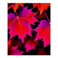 Leaves Purple Autumn Evening Sun Abstract Shower Curtain 60  X 72  (medium) 