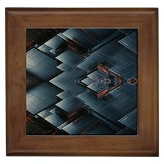 Background Pattern Geometric Glass Mirrors Framed Tile