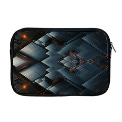 Background Pattern Geometric Glass Mirrors Apple Macbook Pro 17  Zipper Case