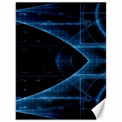 Technology Digital Business Polygon Geometric Canvas 12  X 16 