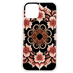 Floral Pattern Flowers Spiral Pattern Beautiful Iphone 12 Pro Max Tpu Uv Print Case