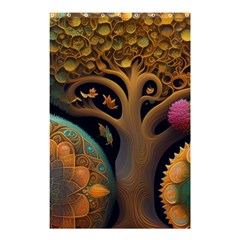 Trees Dream Generative Art Intricate Patterns Shower Curtain 48  X 72  (small) 