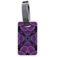 Geometric Shapes Geometric Pattern Flower Pattern Art Luggage Tag (one Side)