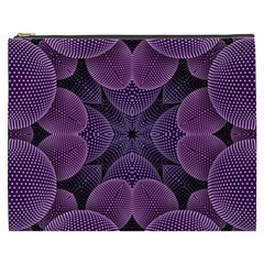 Geometric Shapes Geometric Pattern Flower Pattern Art Cosmetic Bag (xxxl)