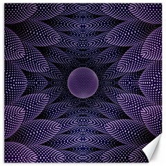 Gometric Shapes Geometric Pattern Purple Background Canvas 16  X 16 