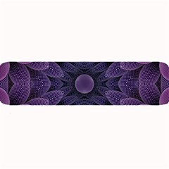 Gometric Shapes Geometric Pattern Purple Background Large Bar Mat