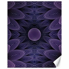 Gometric Shapes Geometric Pattern Purple Background Canvas 11  X 14 