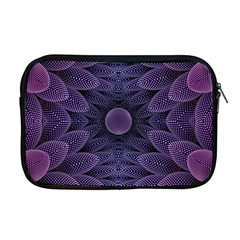 Gometric Shapes Geometric Pattern Purple Background Apple Macbook Pro 17  Zipper Case