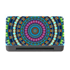 Mandela Kaleidoscope Squares Geometric Shapes Memory Card Reader with CF