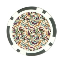 Wallpaper Floral Pattern Floral Wallpaper Background Poker Chip Card Guard