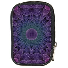 Geometric Shapes Geometric Pattern Flower Pattern Compact Camera Leather Case