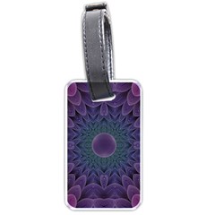 Geometric Shapes Geometric Pattern Flower Pattern Luggage Tag (one Side) by Ravend