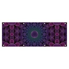 Geometric Shapes Geometric Pattern Flower Pattern Banner And Sign 8  X 3  by Ravend