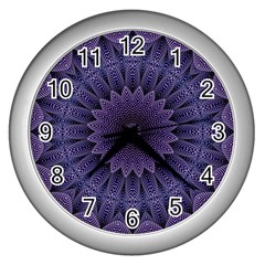 Shape Geometric Symmetrical Symmetry Wall Clock (silver) by Ravend