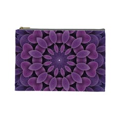 Shape Geometric Symmetrical Symmetry Wallpaper Cosmetic Bag (large)