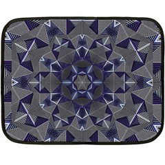 Kaleidoscope Geometric Pattern Geometric Shapes Fleece Blanket (mini)