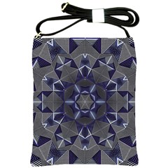 Kaleidoscope Geometric Pattern Geometric Shapes Shoulder Sling Bag