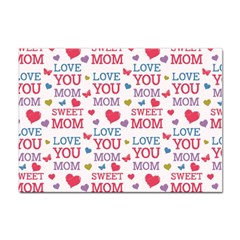 Love Mom Happy Mothers Day I Love Mom Graphic Sticker A4 (100 Pack) by Ravend