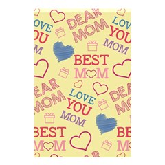 Love Mom Happy Mothers Day I Love Mom Graphic Pattern Shower Curtain 48  X 72  (small)  by Ravend