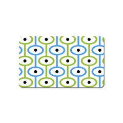 Geometric Pattern Eye Pattern Eyes Eye Print Magnet (name Card)